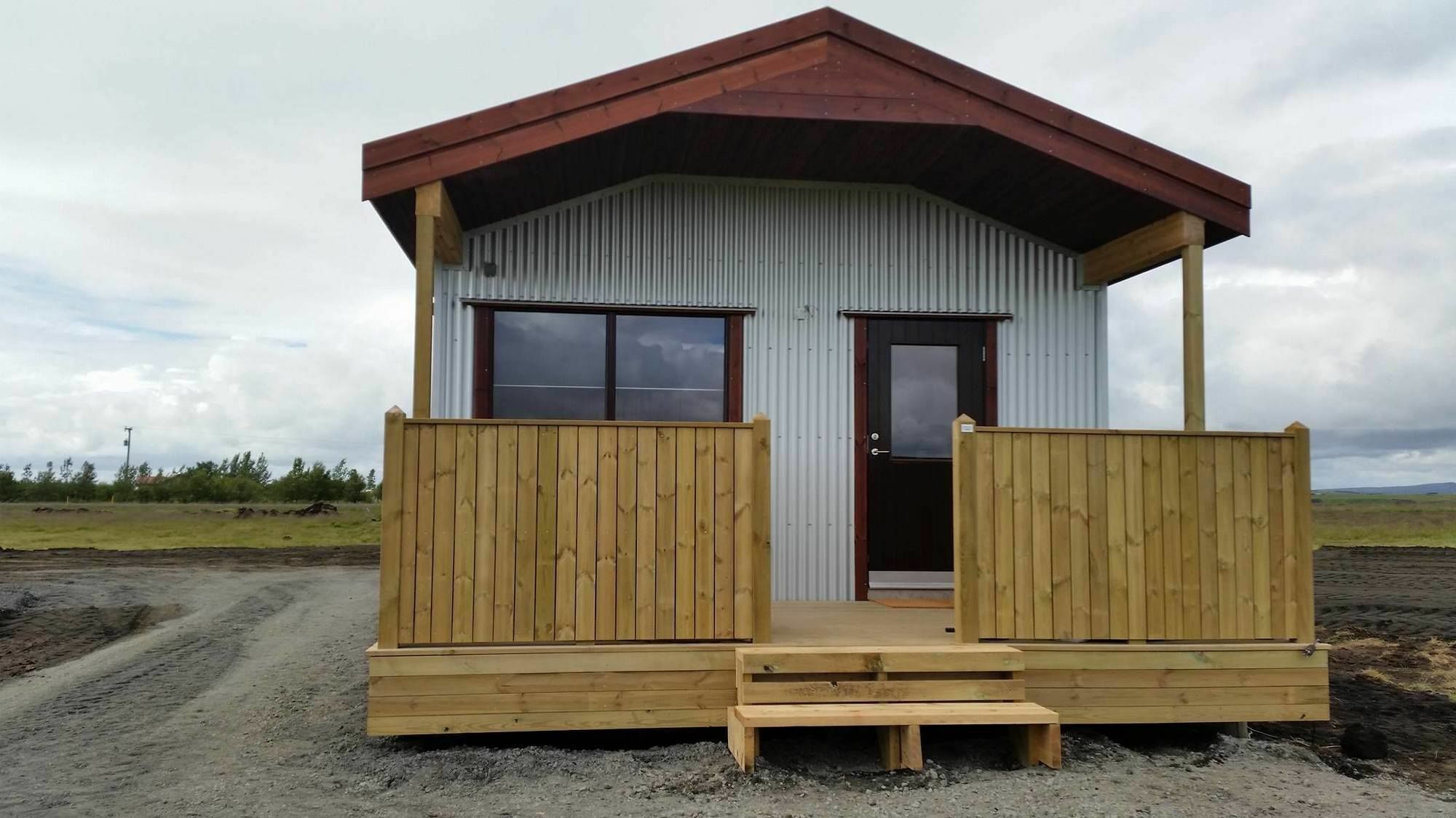 Hekla Cabin 1 Volcano And Glacier View Hella Bagian luar foto